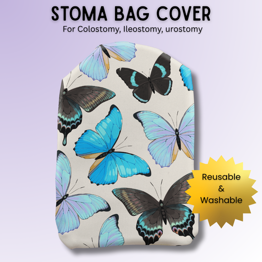 Vibrant Butterflies Stoma Bag Cover