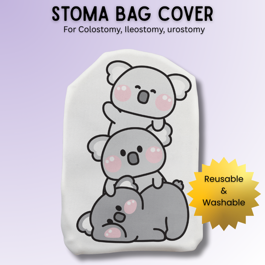 Cute Koala Friends Stoma Bag Cover