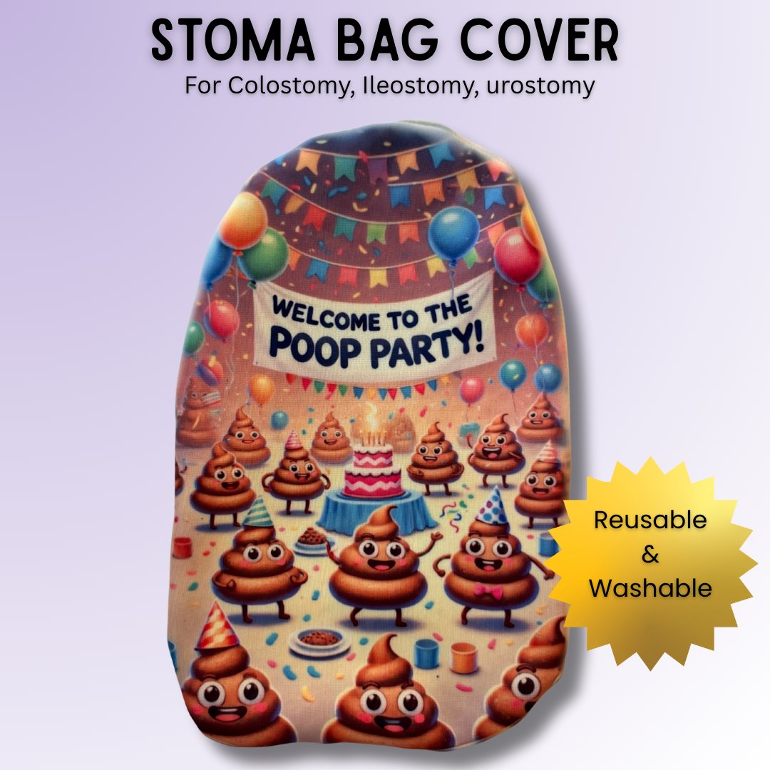 Poop Party Stoma Bag Cover