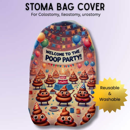 Poop Party Stoma Bag Cover