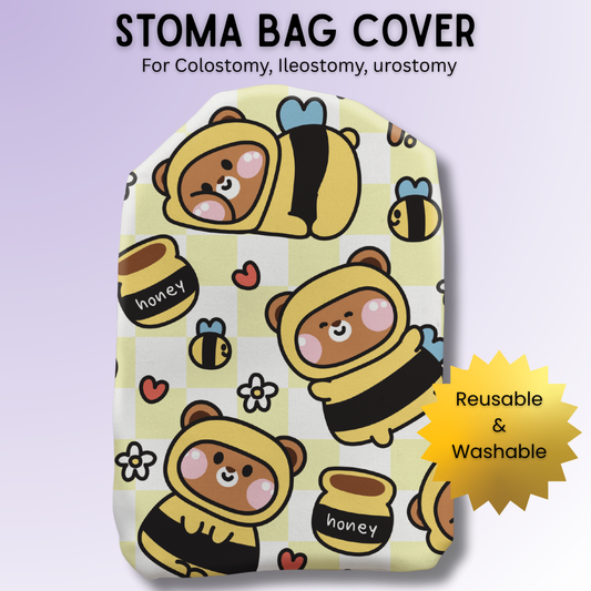Bumble Bears Stoma Bag Covers