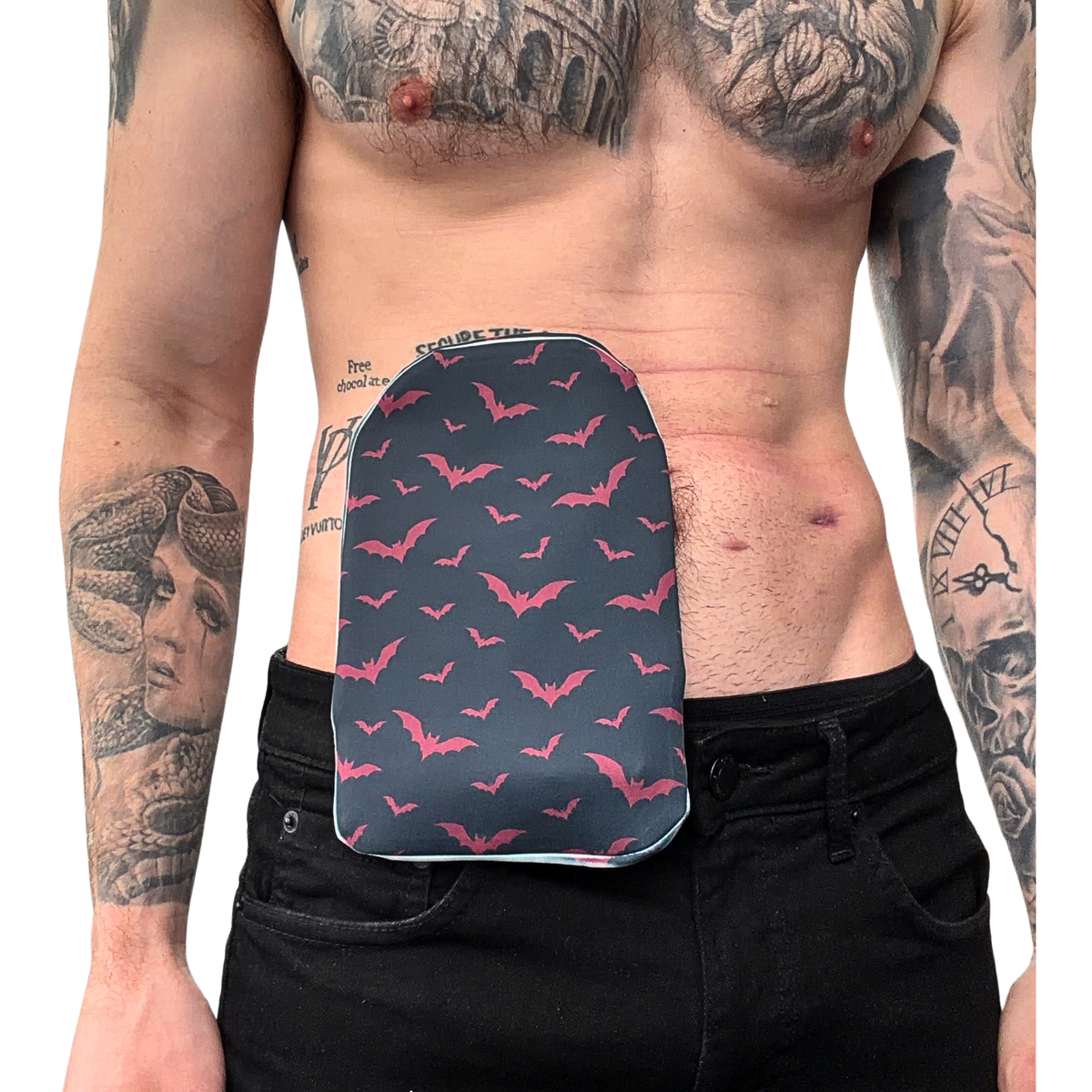 Halloween Bat Stoma Bag Cover