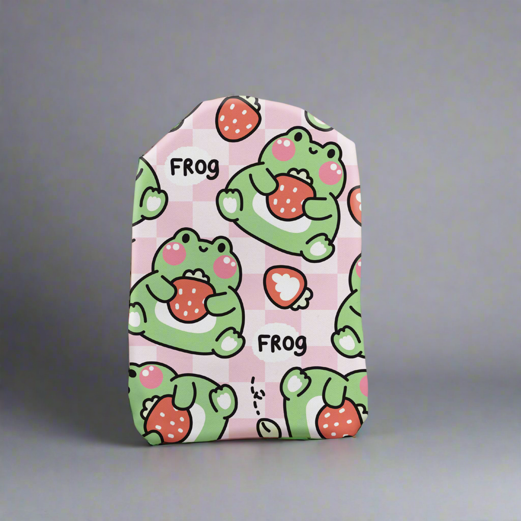 Strawberry Froggies Stoma Bag Cover