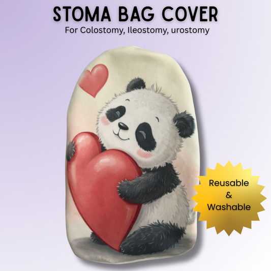 Snuggly Panda Stoma Bag Cover