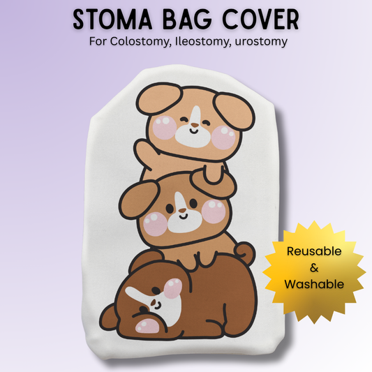 Cute Dog Friends Stoma Bag Cover