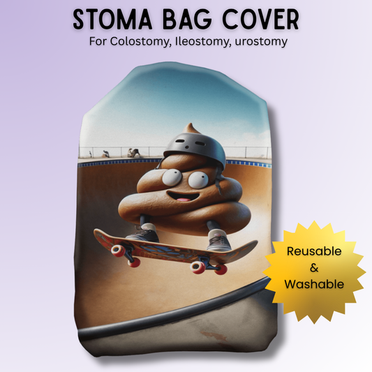 Skating Poop Stoma Bag Cover