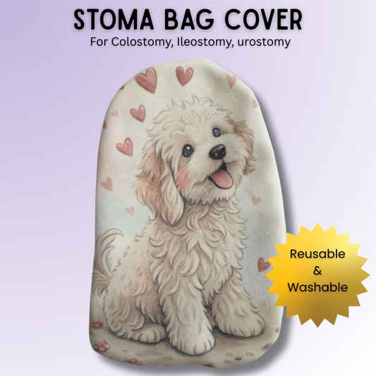 Puppy Love Stoma Bag Cover