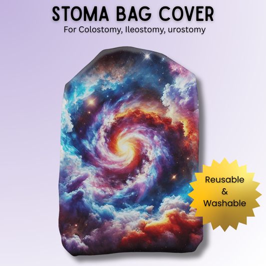 Spiral Galaxy Stoma Bag Cover