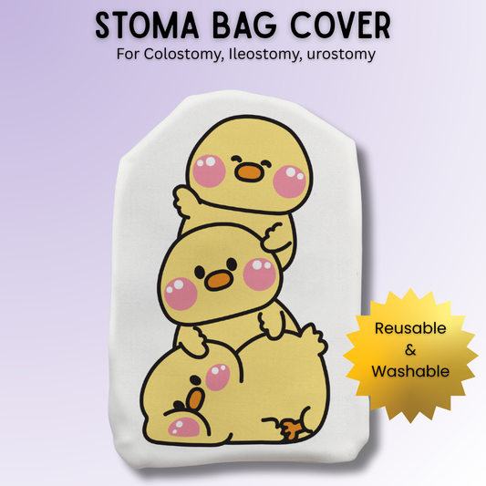 Cute Duckling Friends Stoma Bag Cover