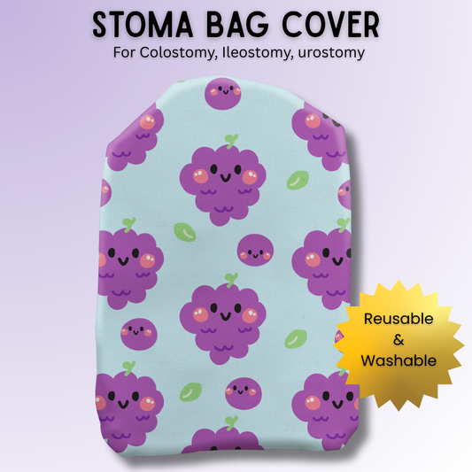 Grape Buddies Stoma Bag Cover