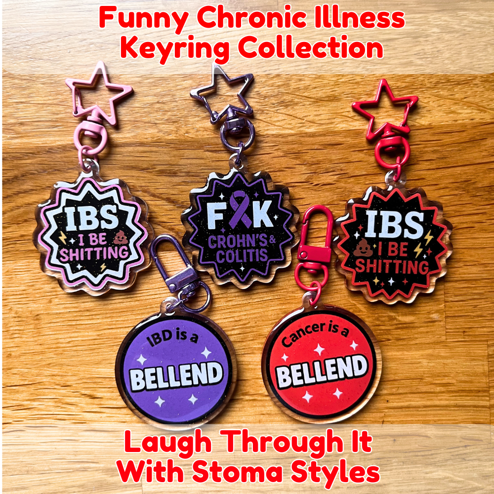 F**k Crohn’s & Colitis Keyring
