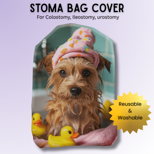 Unwanted Bath Time Stoma Bag Cover