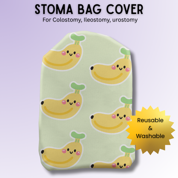 banana cover yeti bag Banana Stoma Bag Cover – Fun Ostomy Cover for Colostomy, Ileostomy & Urostomy Just The Cover