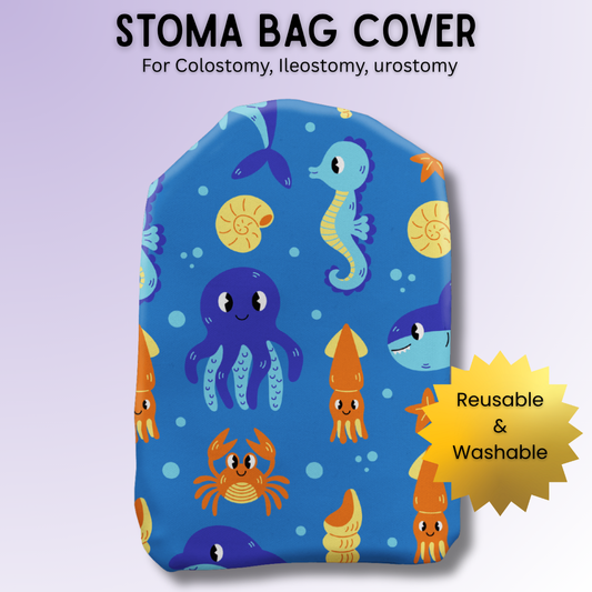 Under The Sea Fun Stoma Bag Cover