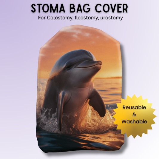 Swimming In The Sunset Stoma Bag Cover