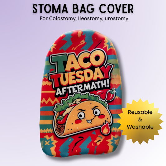 Taco Tuesday Aftermath Stoma Bag Cover