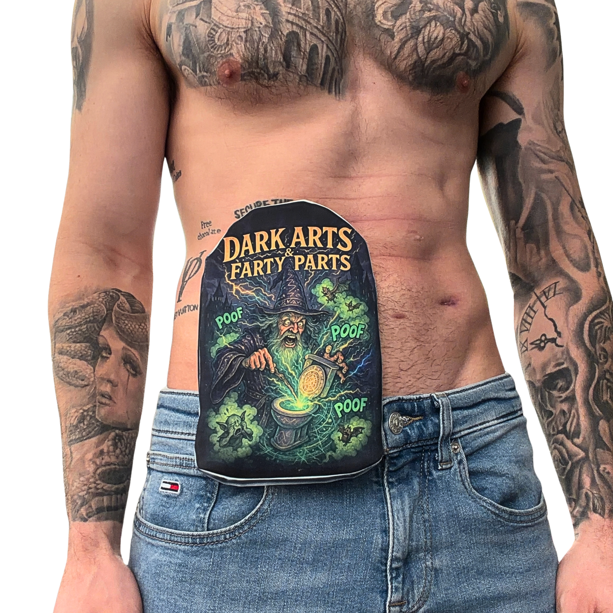 Cubierta de bolsa de estoma Artes Oscuras y Partes Gaseosas