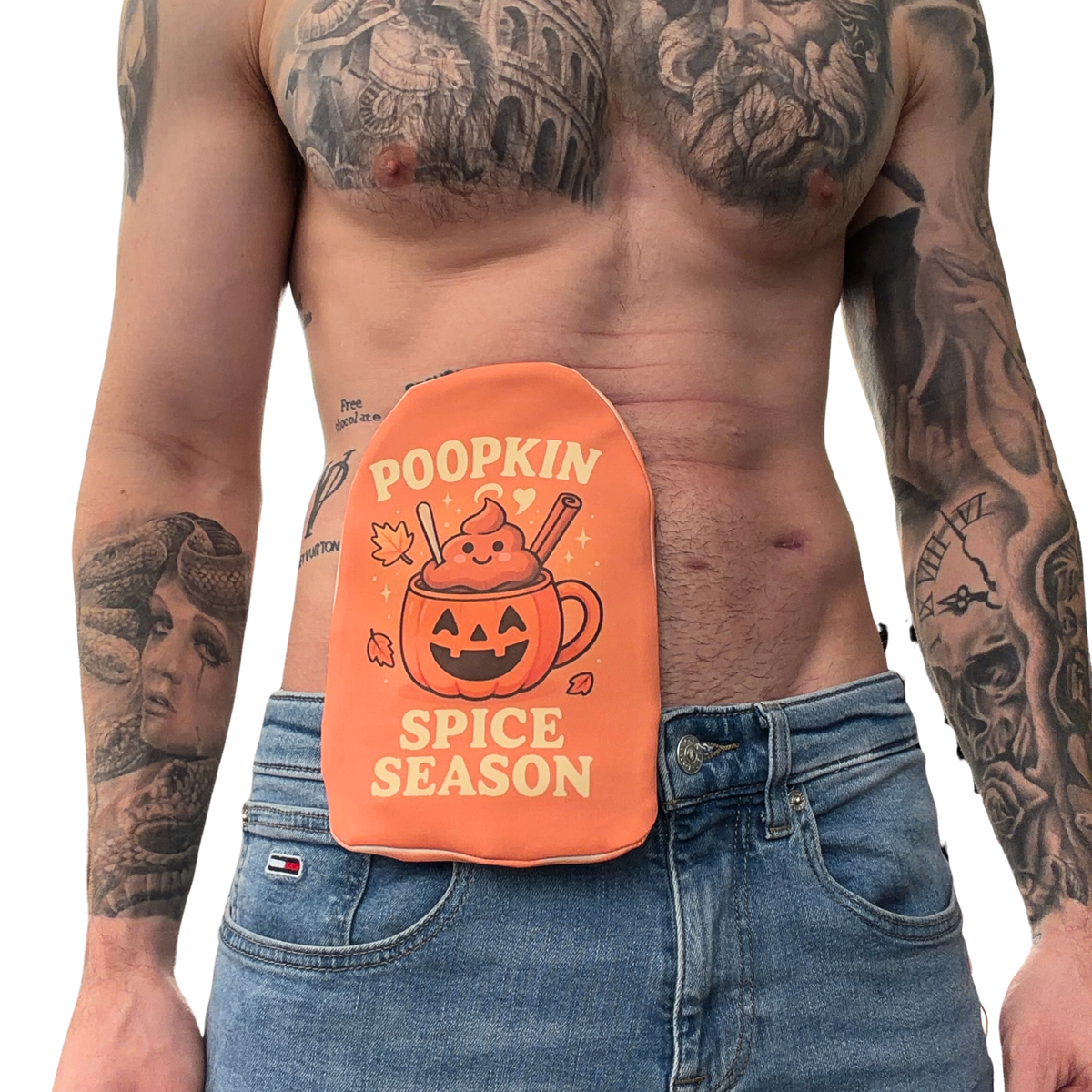 Housse de poche de stomie "Poopkin Spice Season"