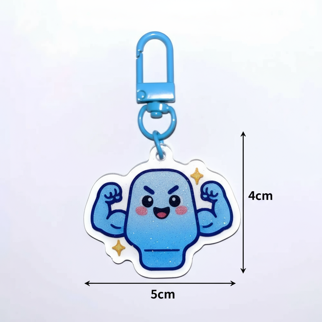 Grit – The Strong One | Stoma Buddy Keyring