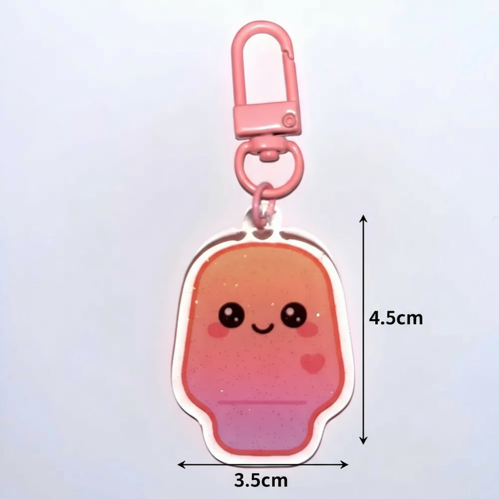 Peaches – The Sweet One | Stoma Buddy Keyring