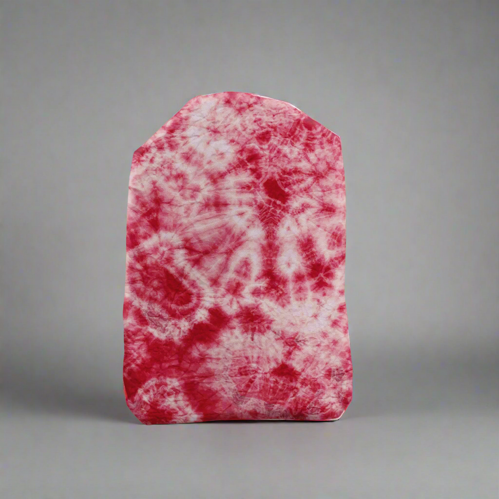 Pink Marble Tie-Dye Stoma Bag Cover